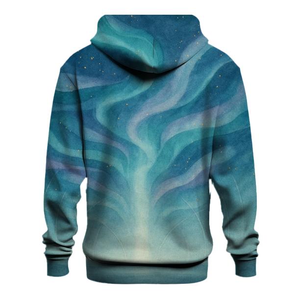 Aurora Of Stillness printed hoodies