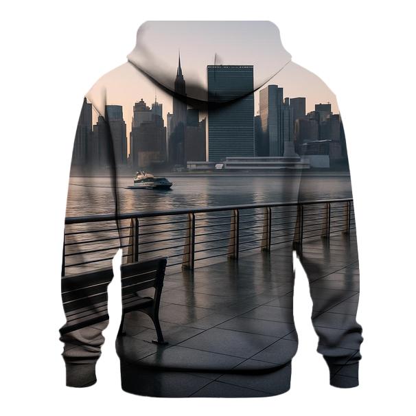 Gantry Plaza Dawn With The Manhattan Grid Waking Up hoodie trends