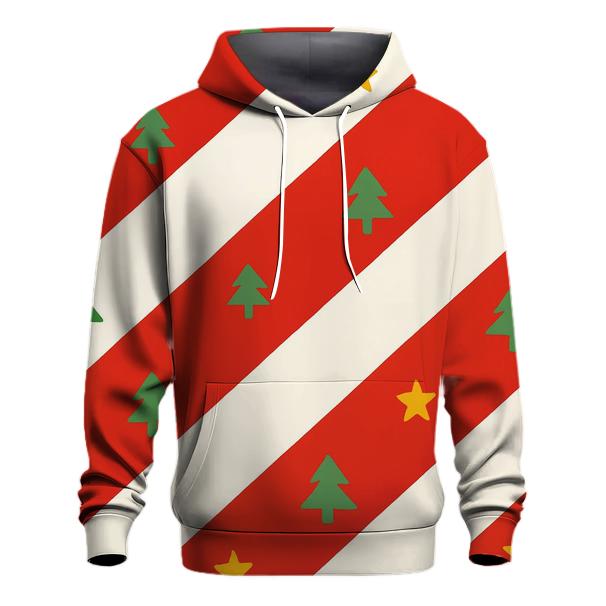 Candy Cane Comet Stripes hoodie designs