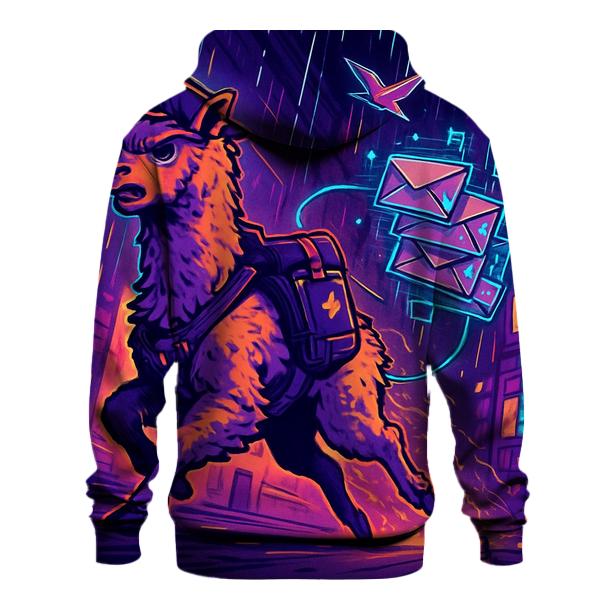 Neon Alpaca Dream Courier premium hoodies