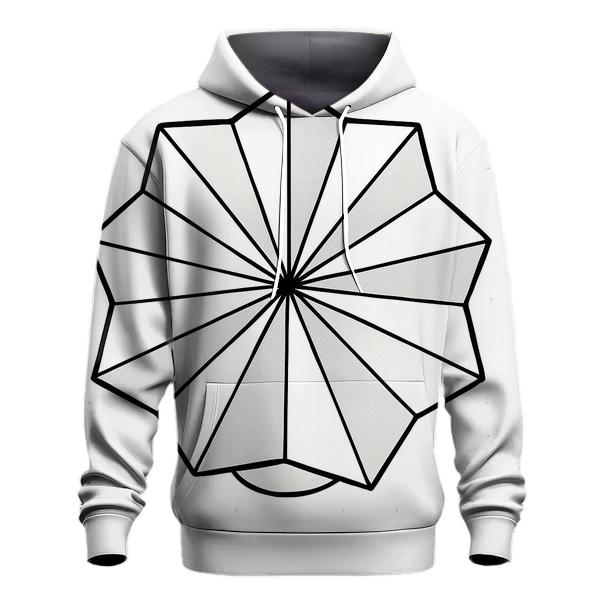 Filter Fold Geometry custom hoodies