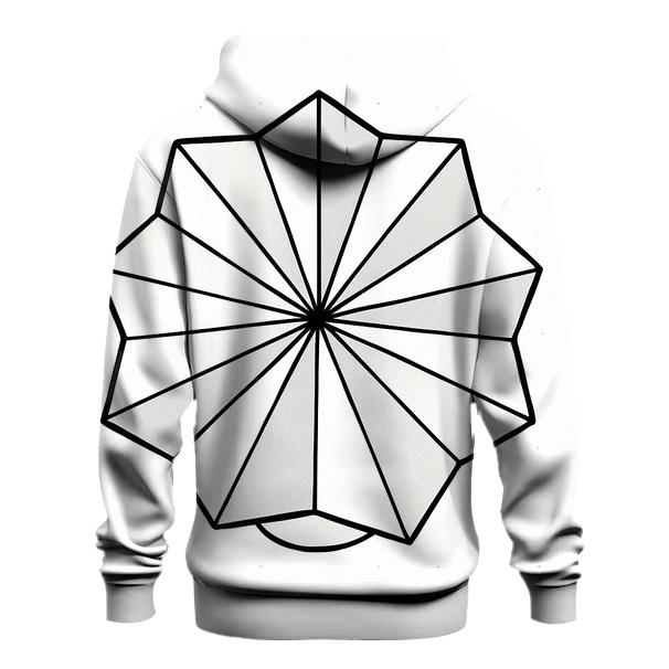 Filter Fold Geometry custom hoodies
