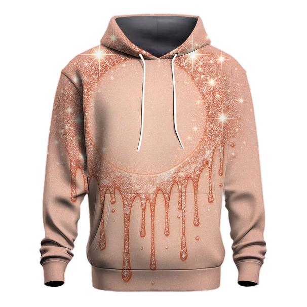 Rose Gold Meteor Drip Halo hoodie styles