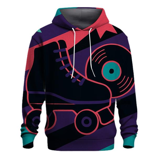 Disco Roller Rink Lightning Stripes hoodies fashion