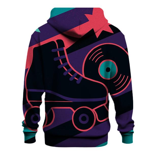 Disco Roller Rink Lightning Stripes hoodies fashion
