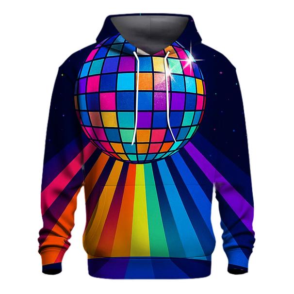 Disco Prism Starburst zip-up hoodies