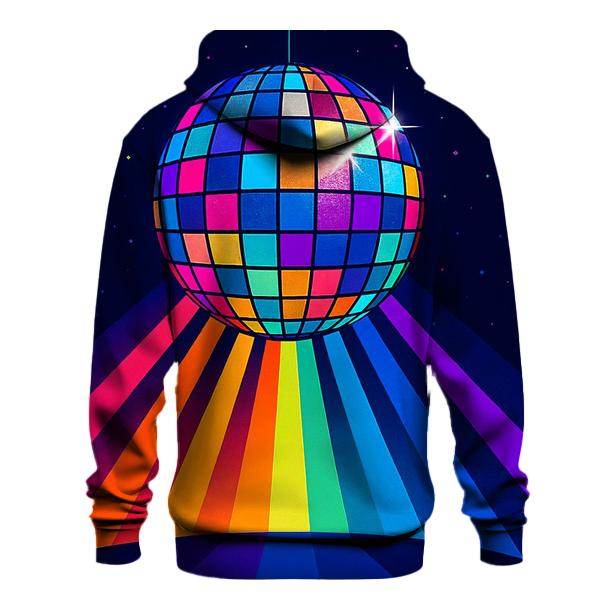 Disco Prism Starburst zip-up hoodies