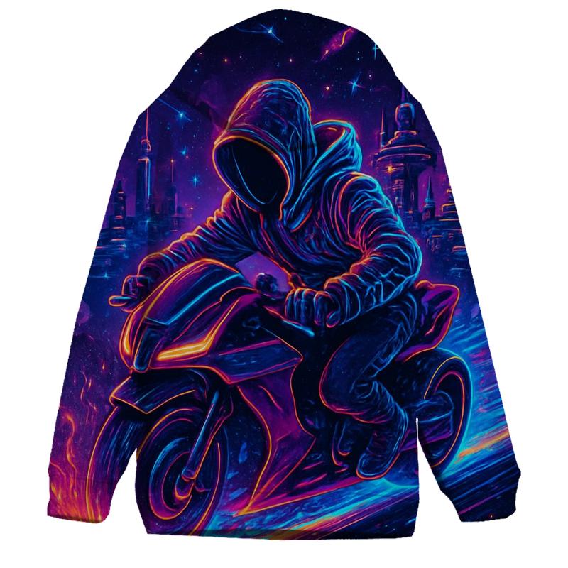 Neon Quasar Street Racer custom hoodies
