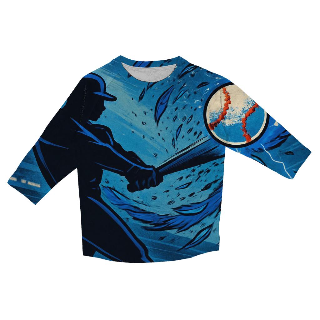Featherstorm Swing With Blue Jays Energy cotton quarter sleeve shirts