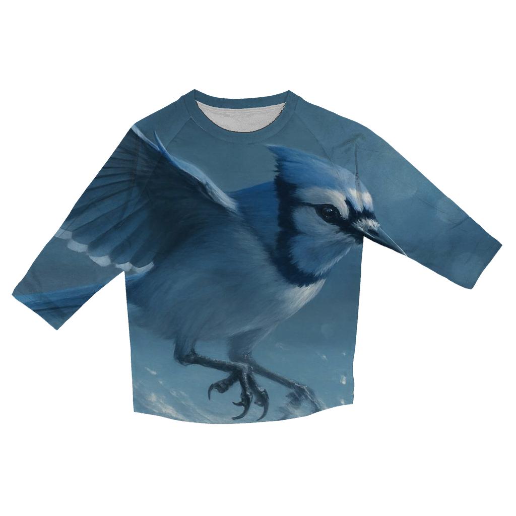 Shattered Ice Horizon Blue Jays Flight fashion 3/4 sleeve shirts