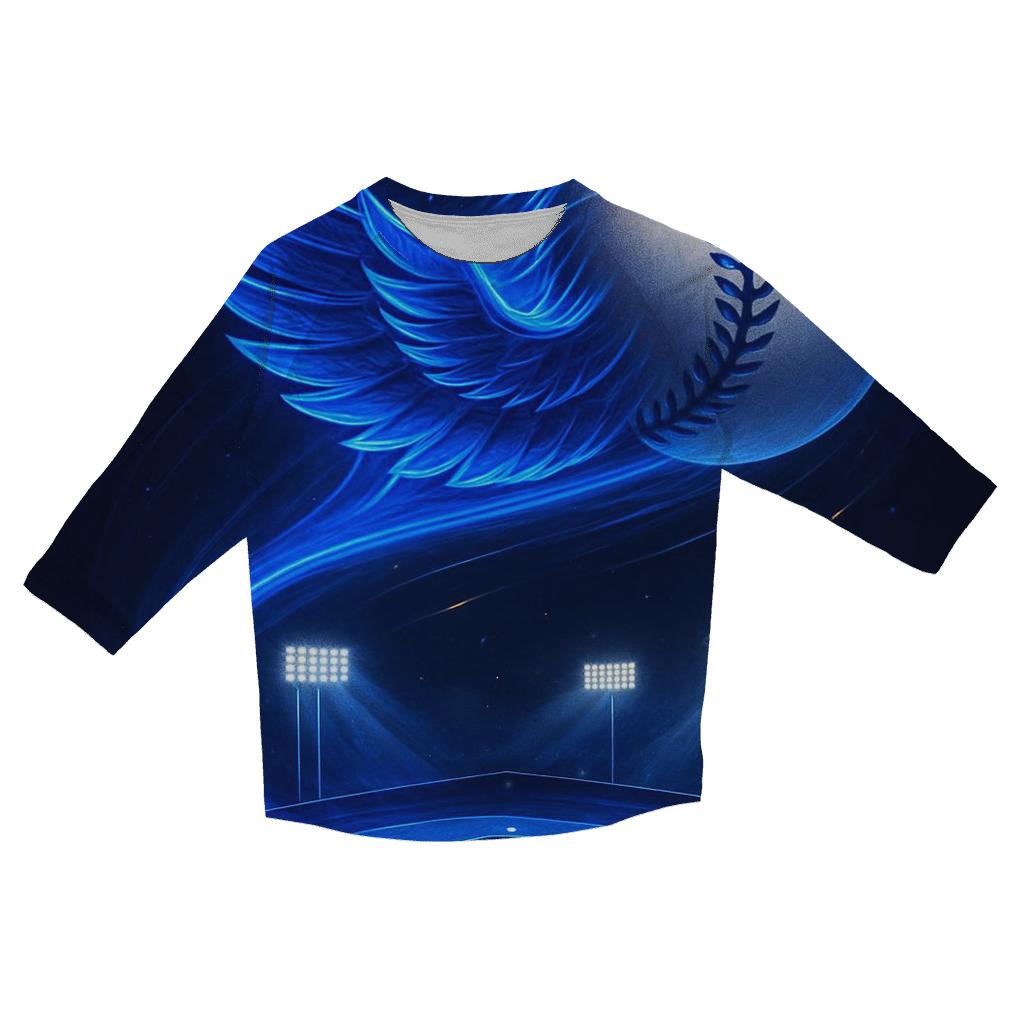 Meteor Curveball Blue Jays Finale trendy 3/4 sleeve tops