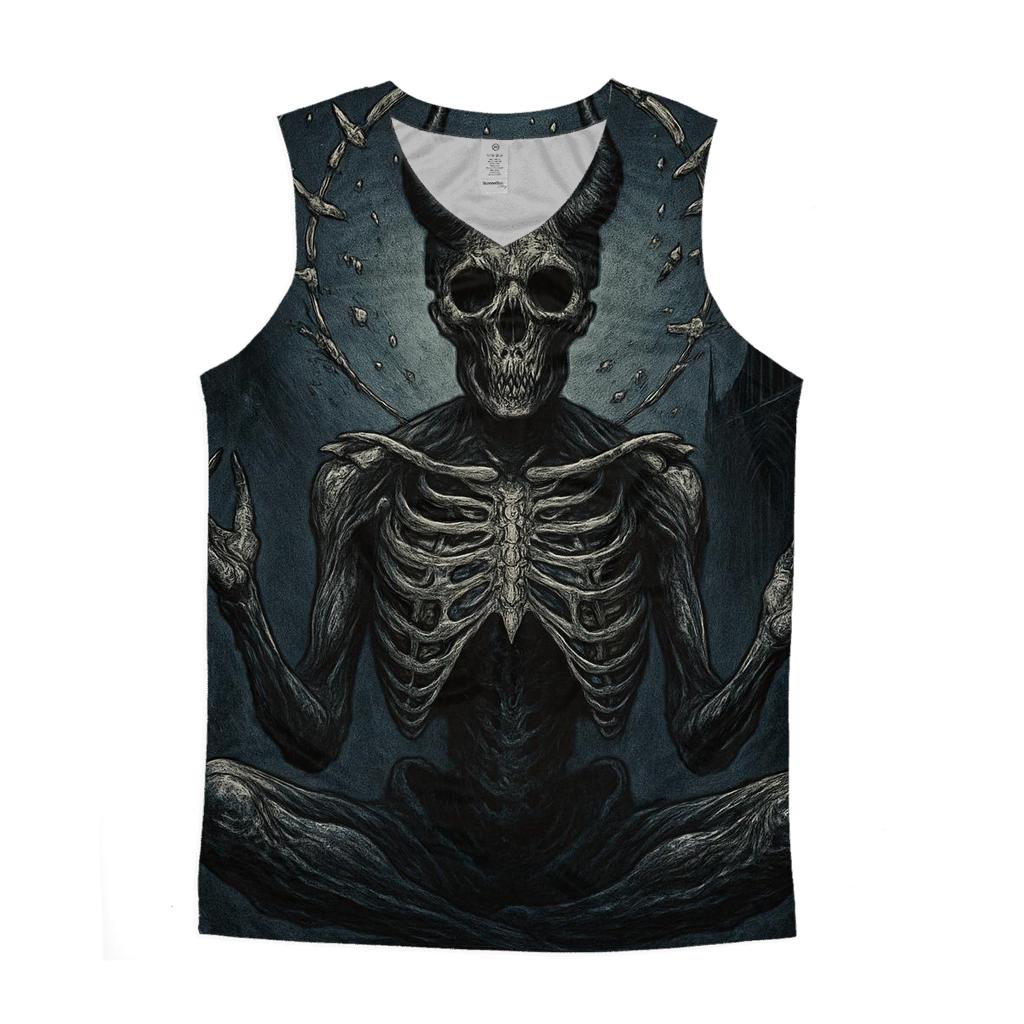 Moonlit Reliquary Of The Bone Oracle trendy fitted tank tops