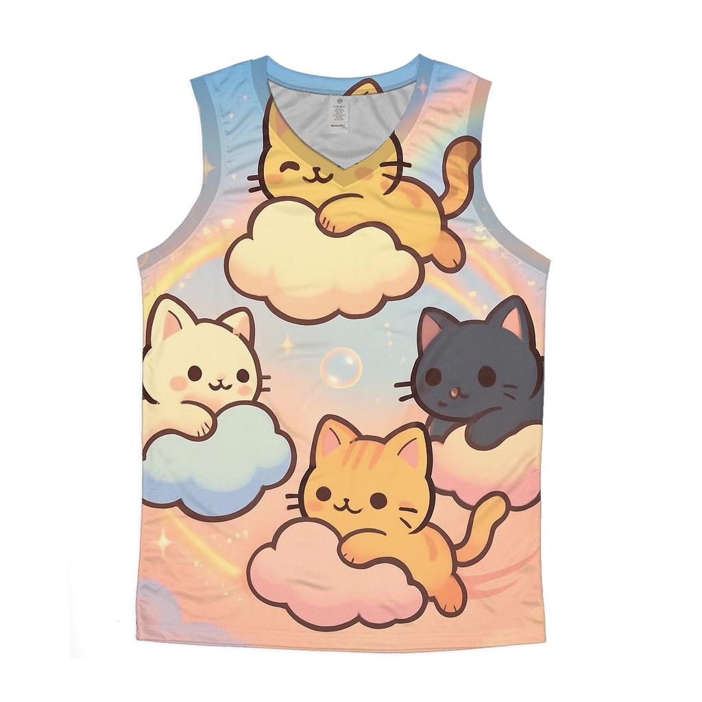 Cloud Carousel Kittens custom tank tops