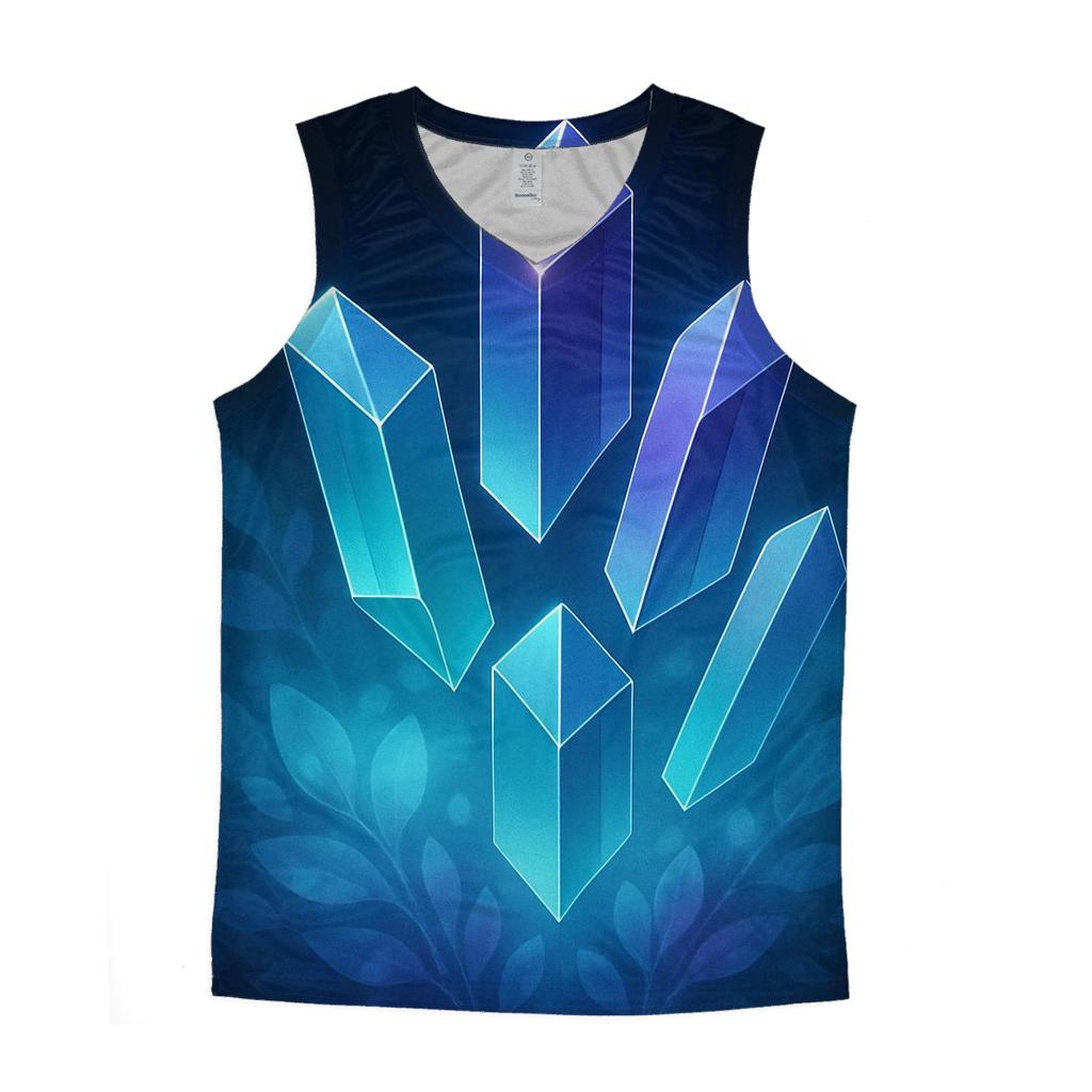 Chromatic Monolith Garden personalized athletic tanks