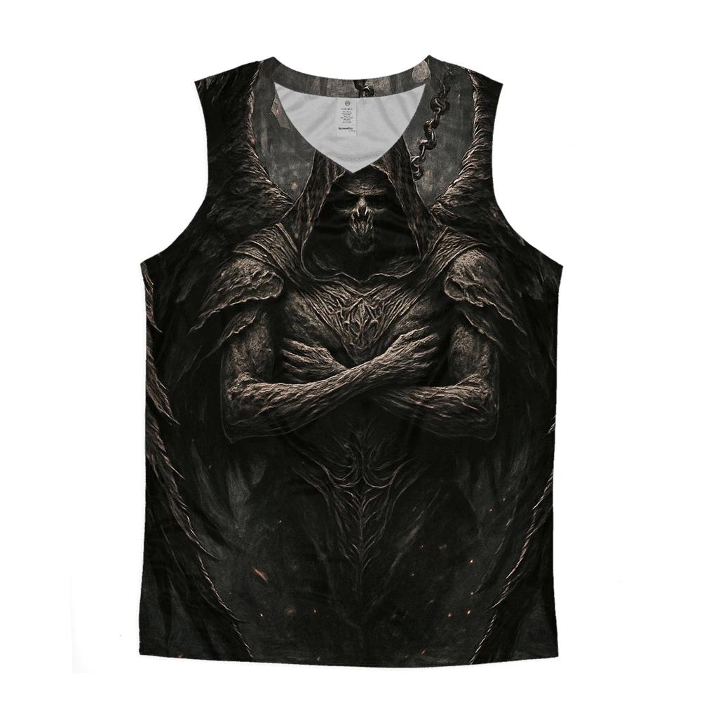 Cathedral Seraph Of Broken Chains graphic print tank tops