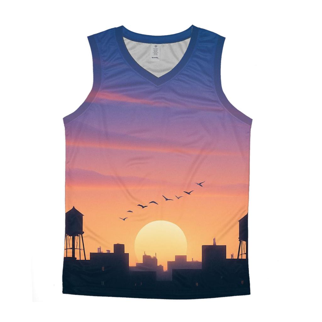 Skyline Afterglow Reverie sports performance tank tops