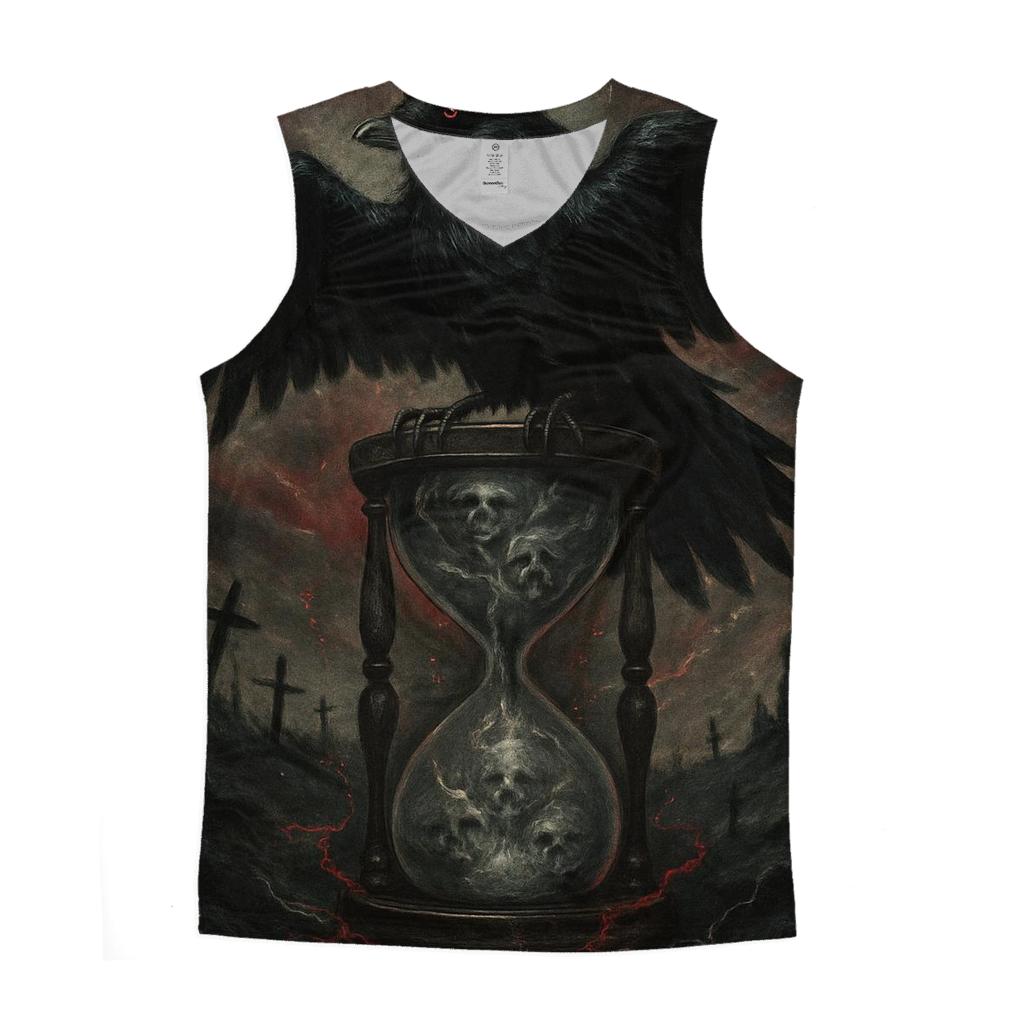 Hourglass Of The Raven King personalized athletic tanks