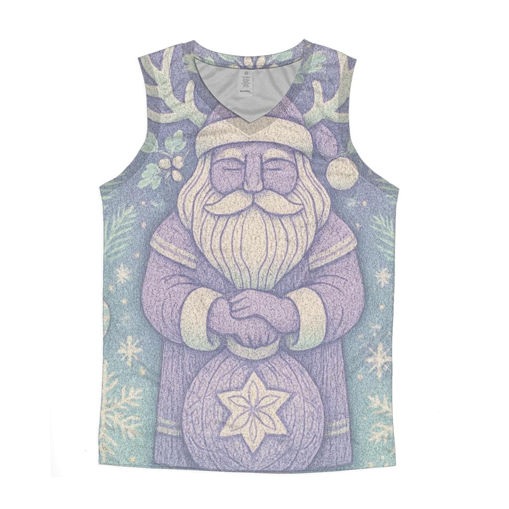 Knitted Frost Crown Santa Totem custom tank tops
