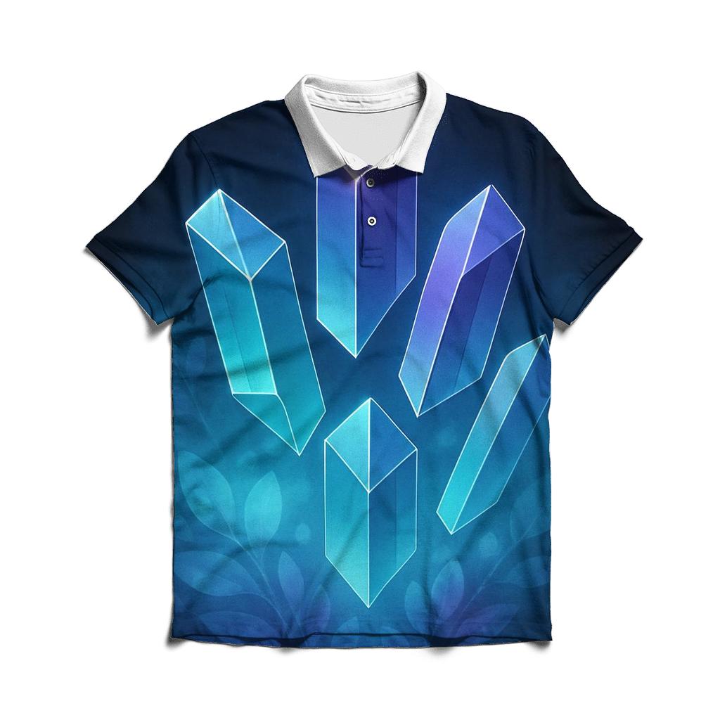 Chromatic Monolith Garden stylish collar polo tees