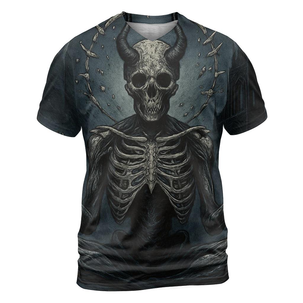 Moonlit Reliquary Of The Bone Oracle trendy printed shirt styles
