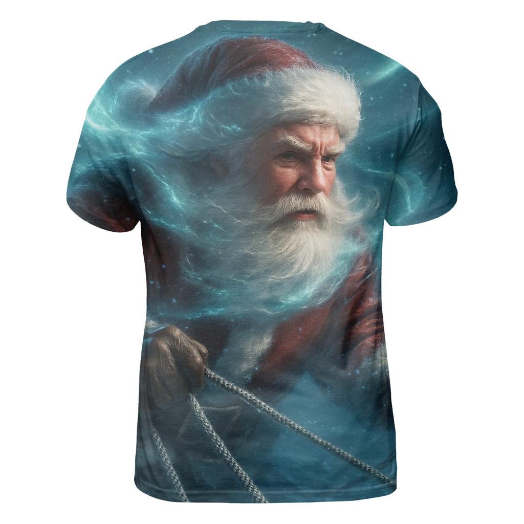 Aurora Sleigh Captain Santa unique graphic print tees