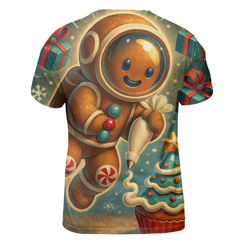 Gingerbread Astronaut Bake Off personalized full print shirts