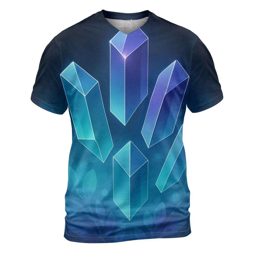 Chromatic Monolith Garden statement graphic shirts