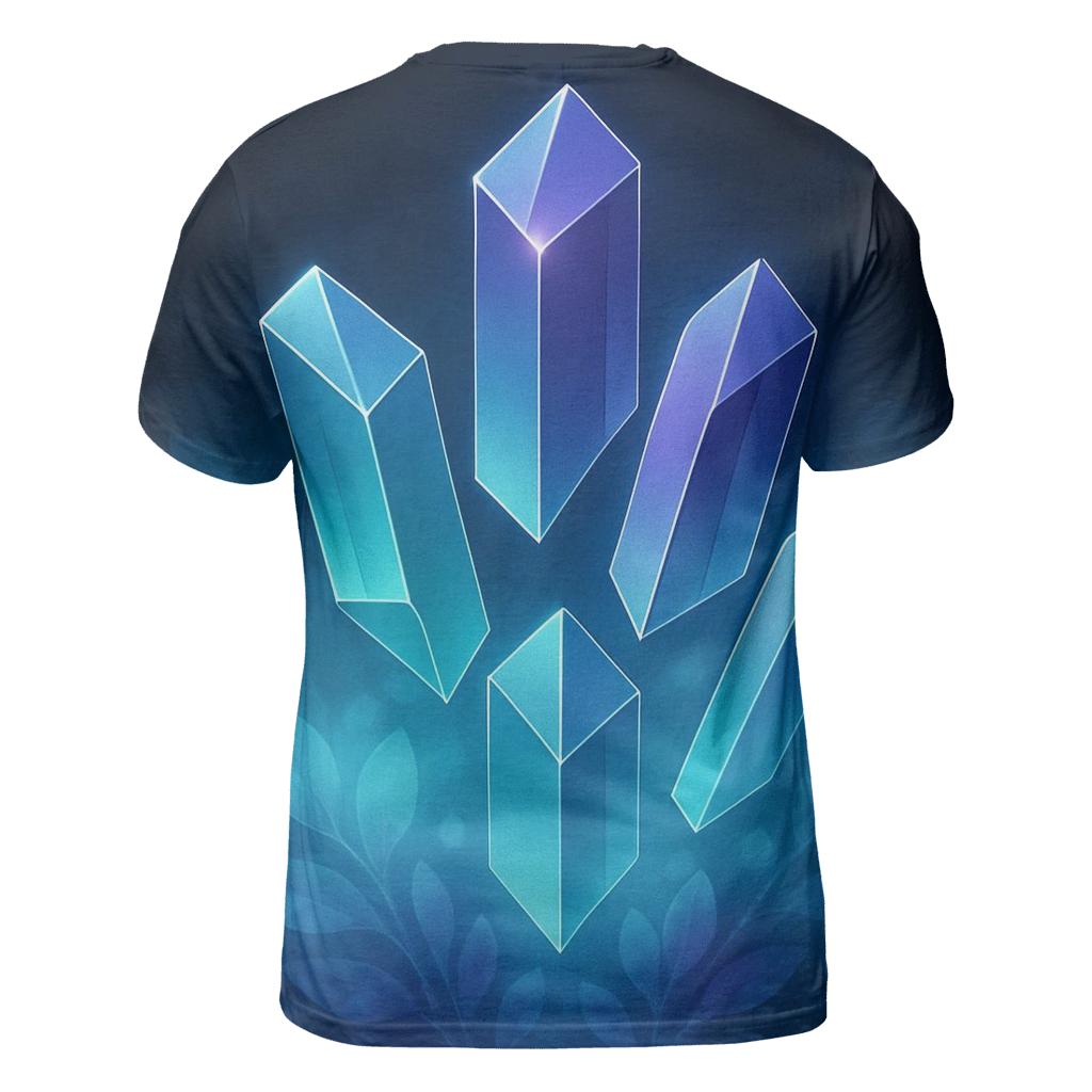 Chromatic Monolith Garden statement graphic shirts