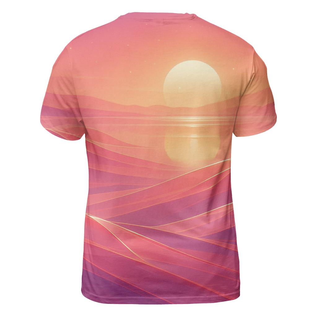 Glass Dune Sundown Mirage statement graphic shirts