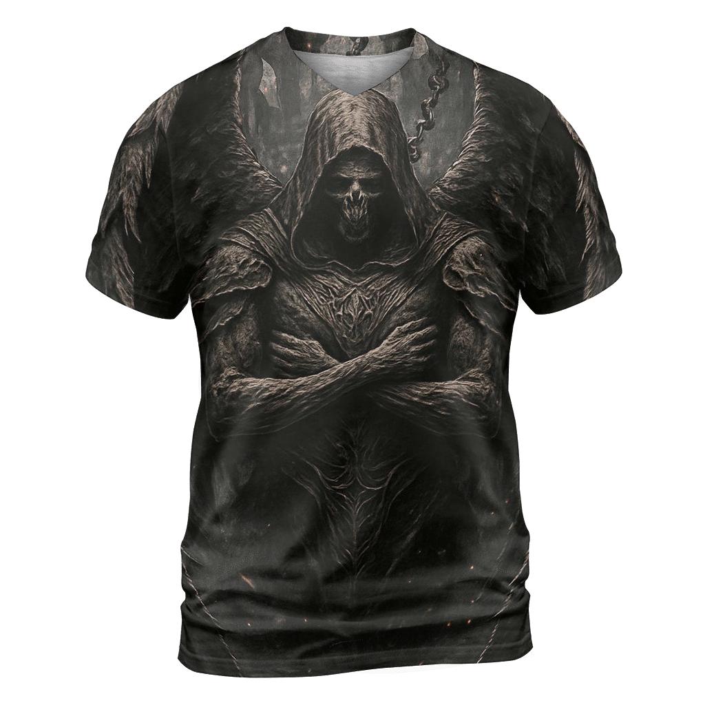 Cathedral Seraph Of Broken Chains artistic all-over print tops