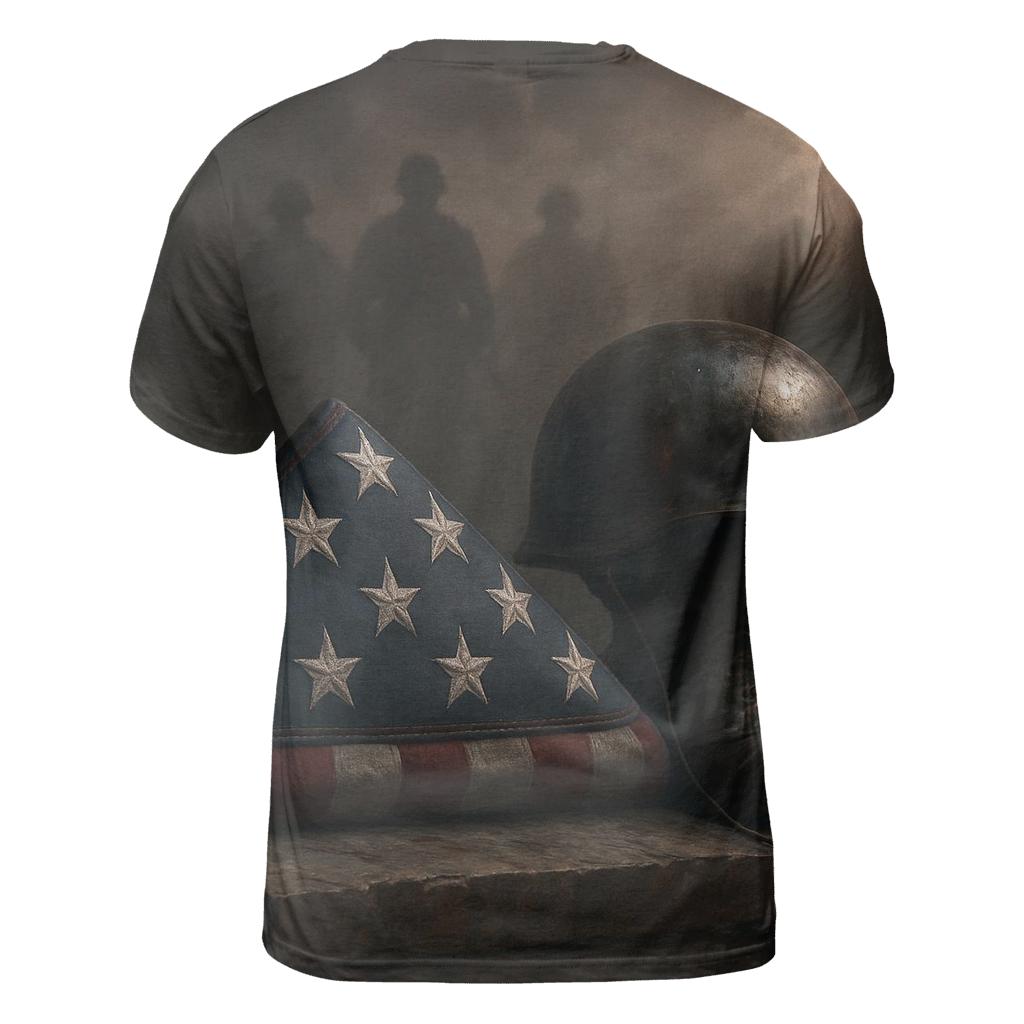 Silent Watch Over The Folded Colors creative print fashion shirts