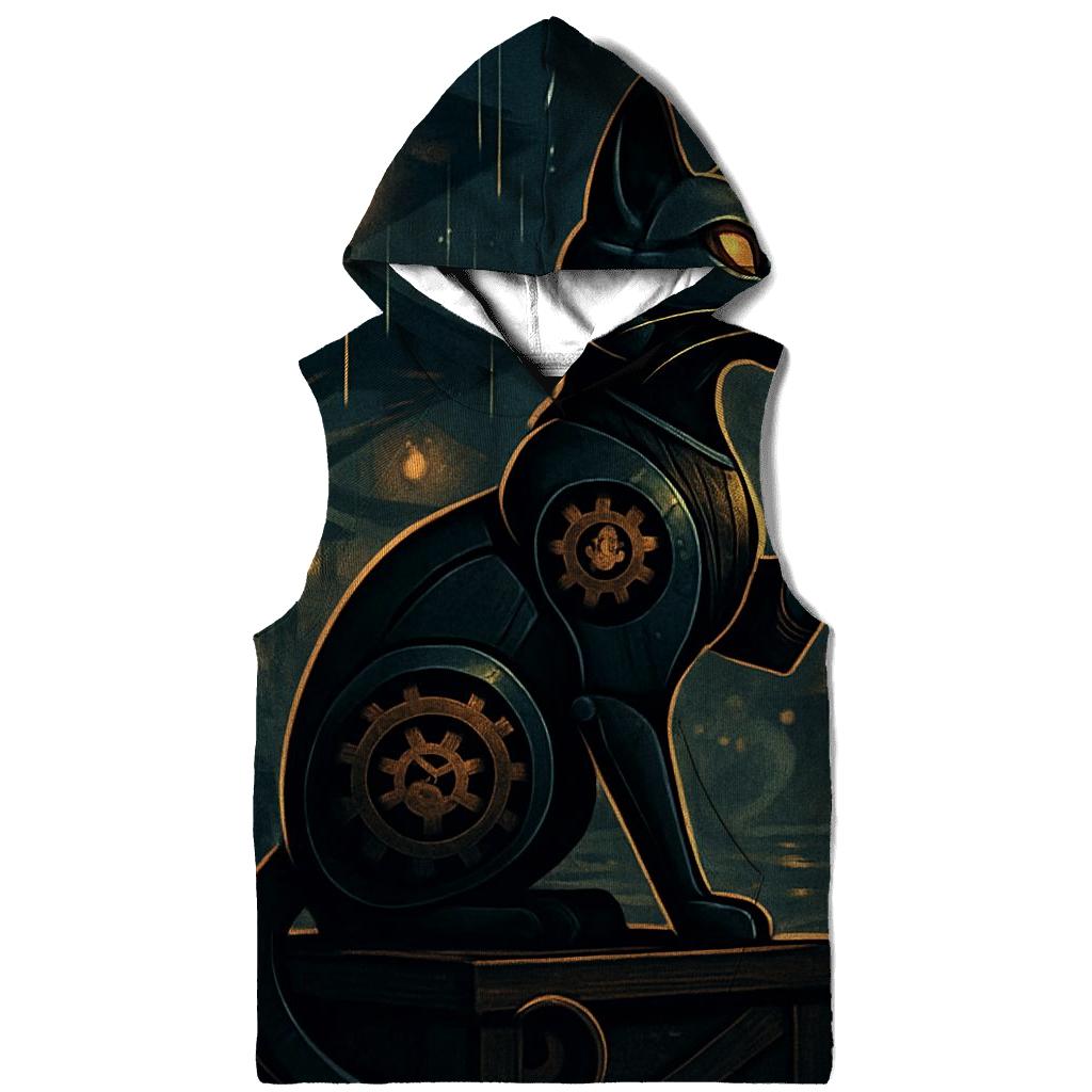 Clockwork Lantern Cat In The Rain Bazaar hoodie styles