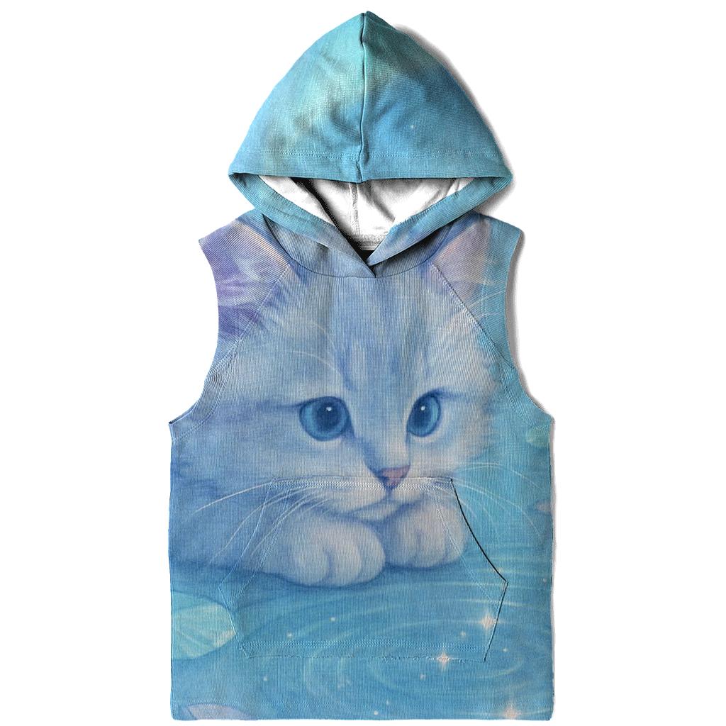 Crystal Pond Stargazer Kitten premium hoodies