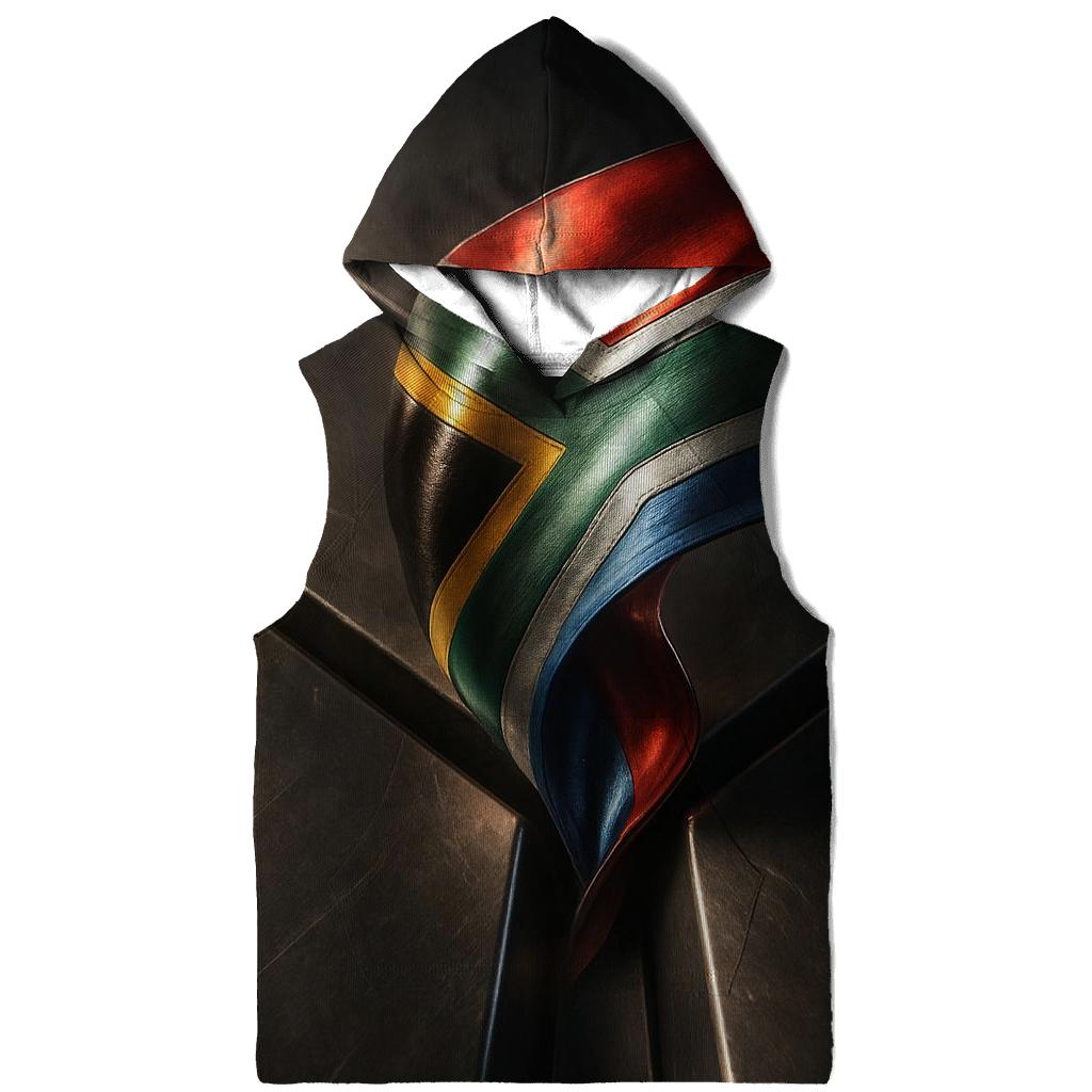 South Africa Metallic Prism Unity Wave hoodies fashion