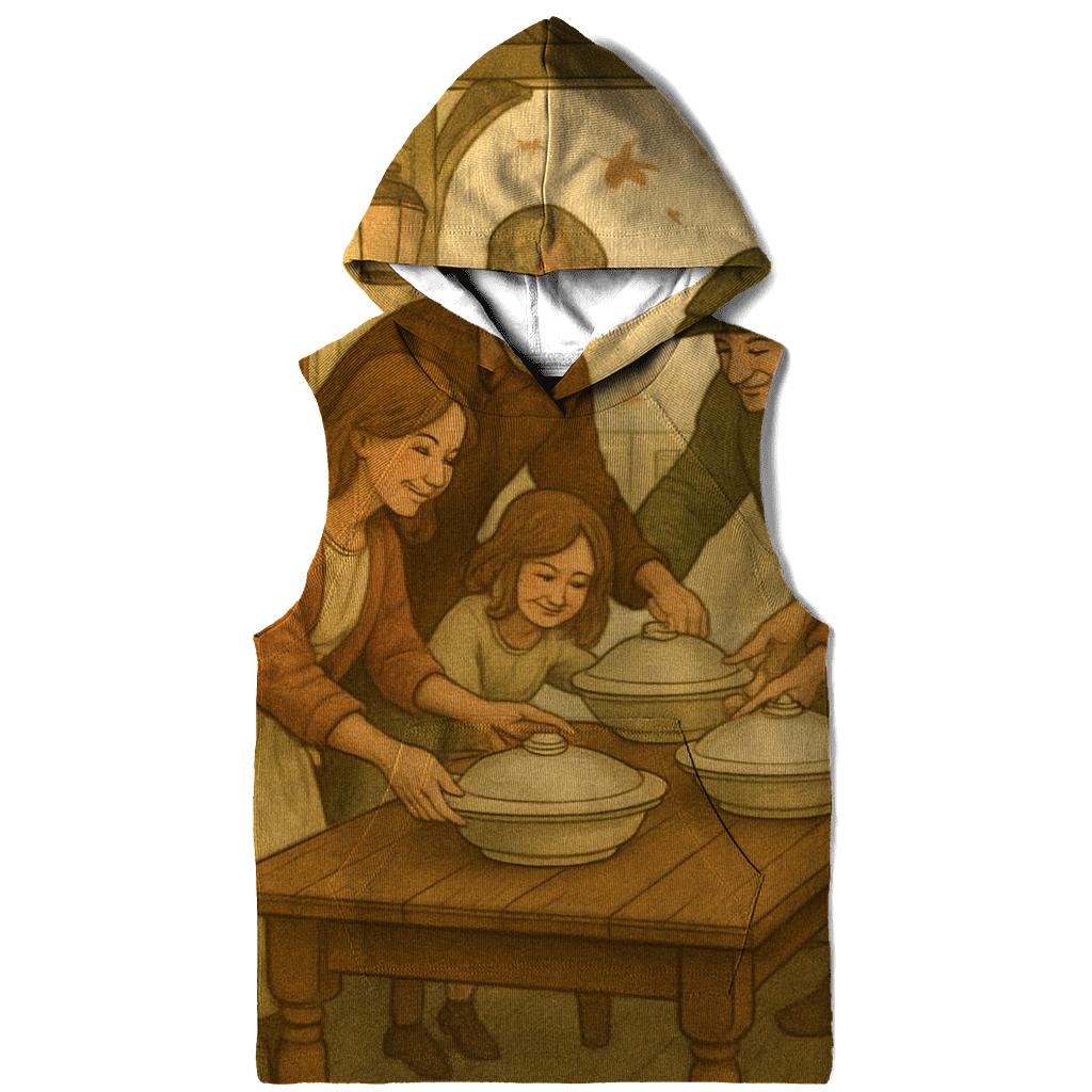 Autumn Porch Gratitude Gathering lightweight hoodies