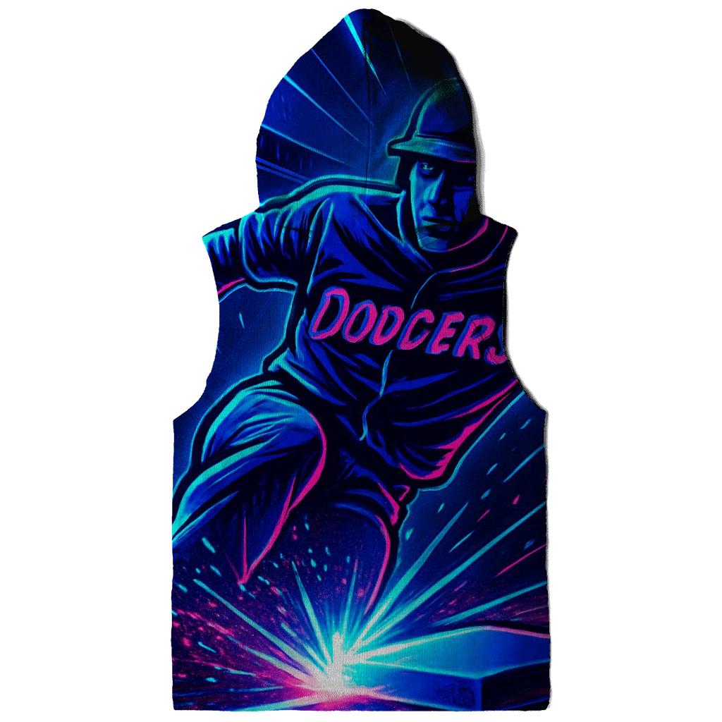 Neon Rally Night At Chavez Ravine embroidered hoodies