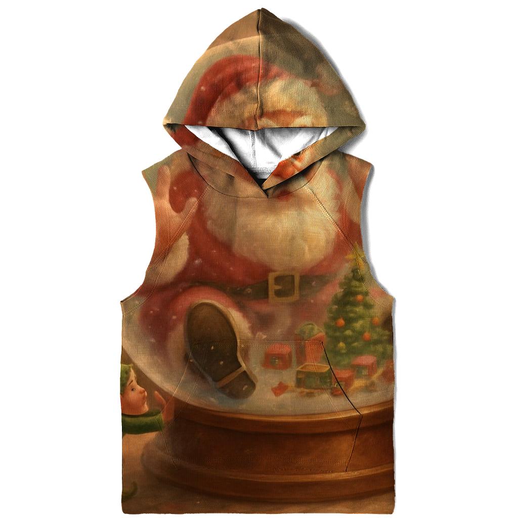 Santa Stuck In A Snow Globe Workshop pullover hoodies