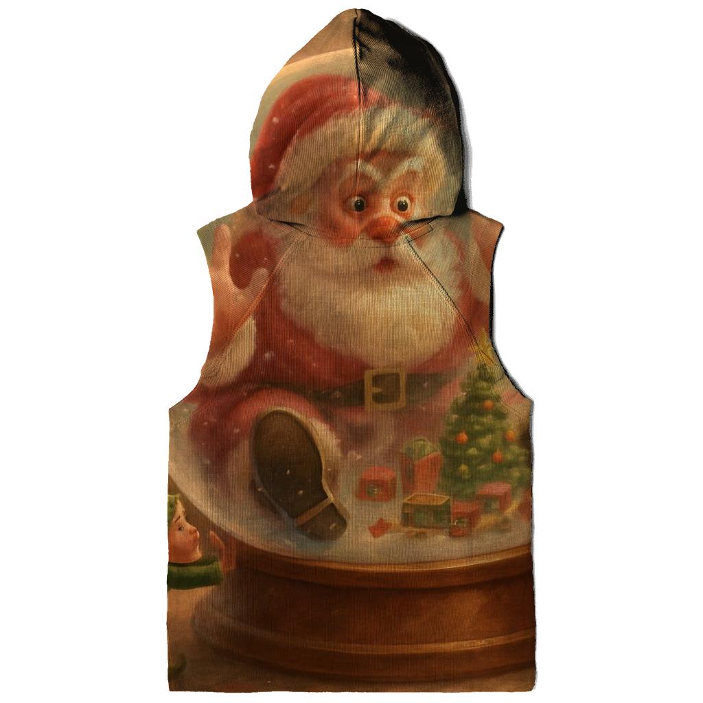 Santa Stuck In A Snow Globe Workshop pullover hoodies