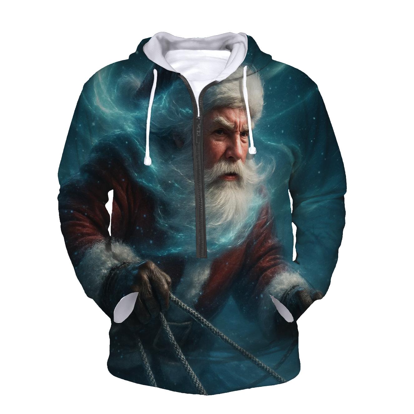 Aurora Sleigh Captain Santa hoodie styles