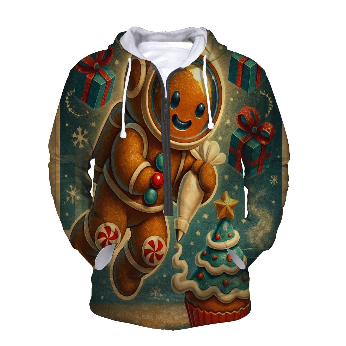 Gingerbread Astronaut Bake Off zip-up hoodies