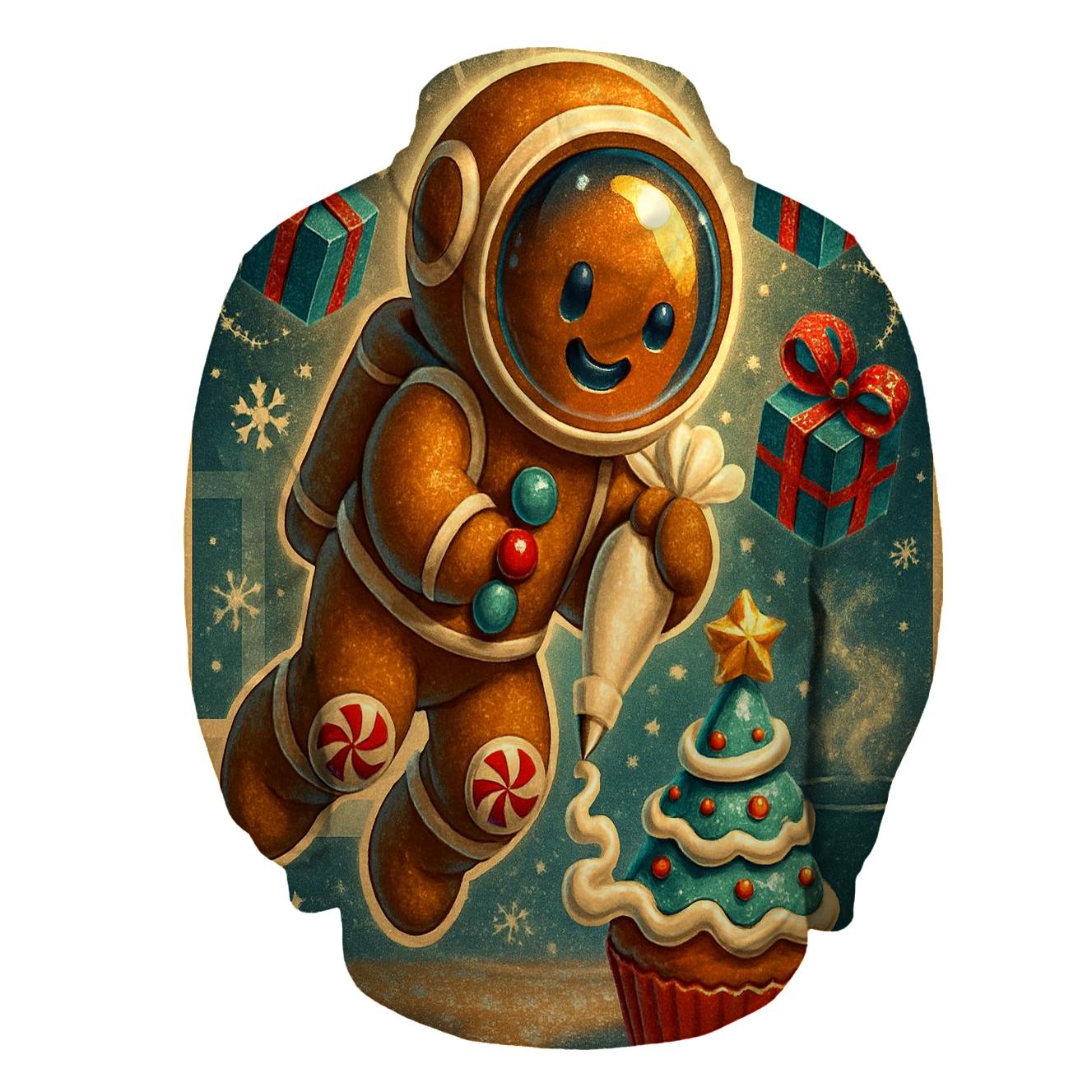 Gingerbread Astronaut Bake Off zip-up hoodies