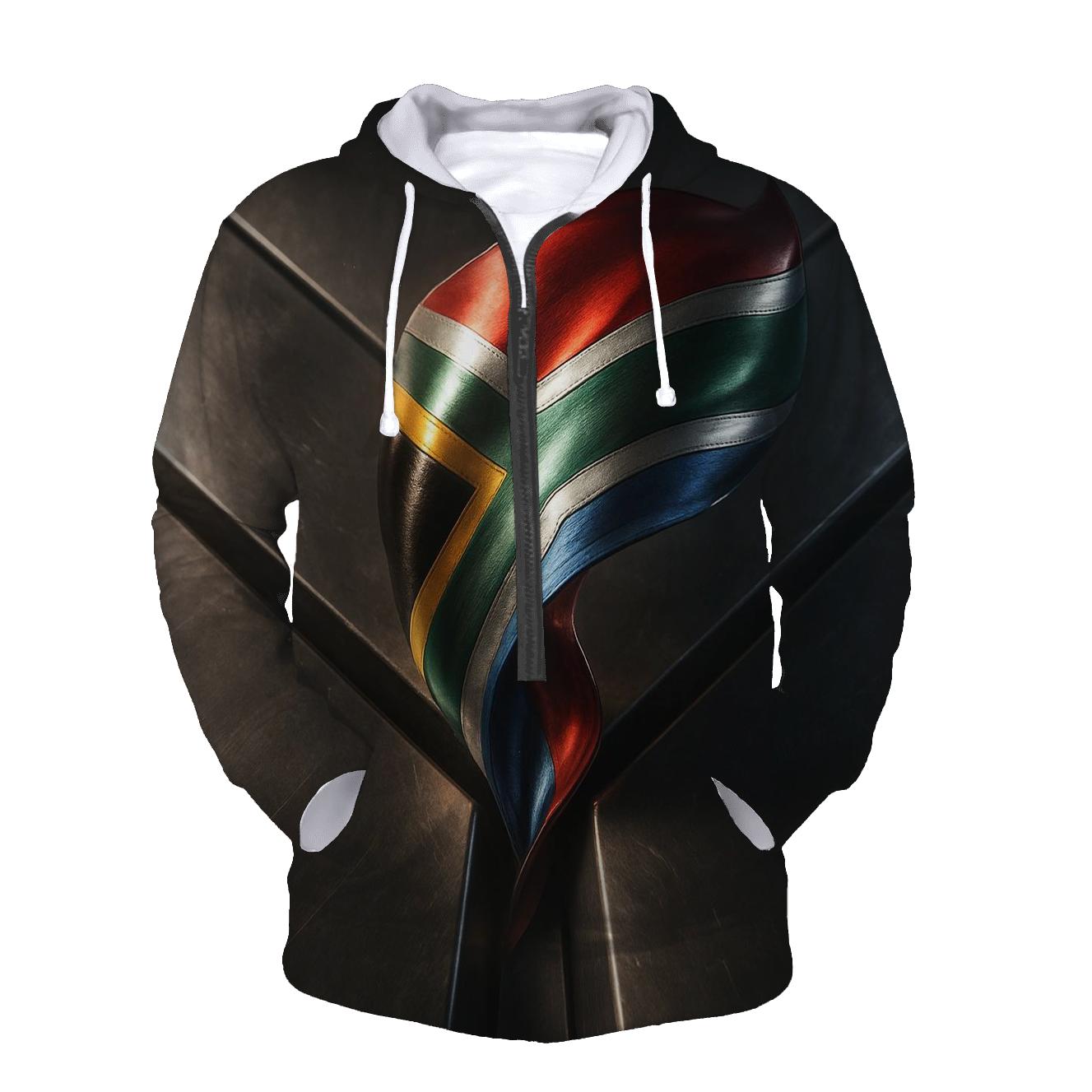 South Africa Metallic Prism Unity Wave hoodie trends