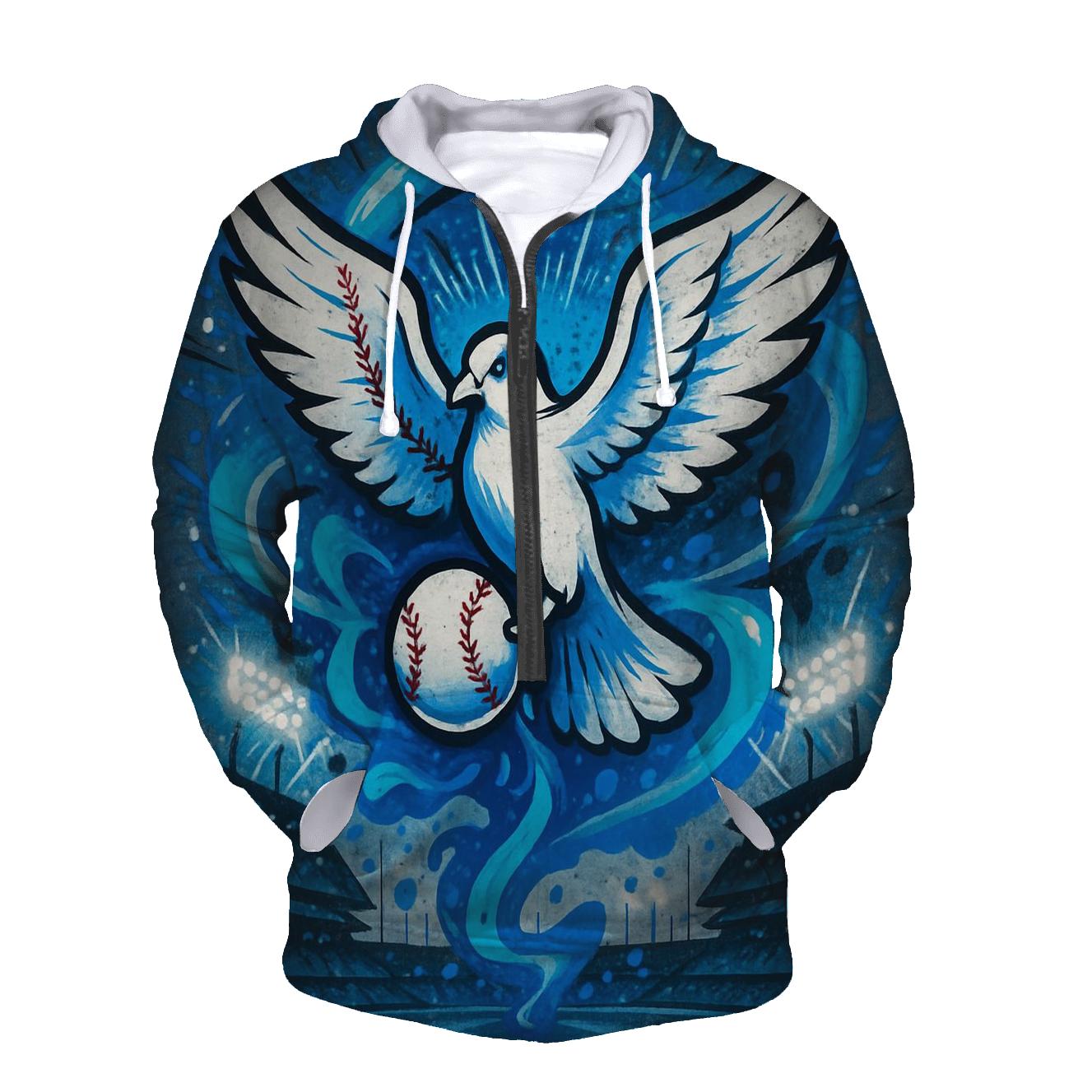 Graffiti Glide Of The Victory Dove printed hoodies