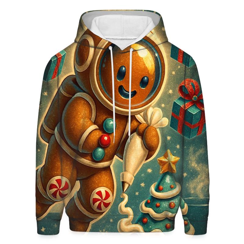 Gingerbread Astronaut Bake Off printed hoodies