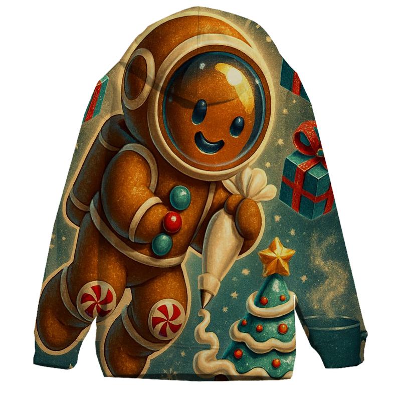 Gingerbread Astronaut Bake Off printed hoodies
