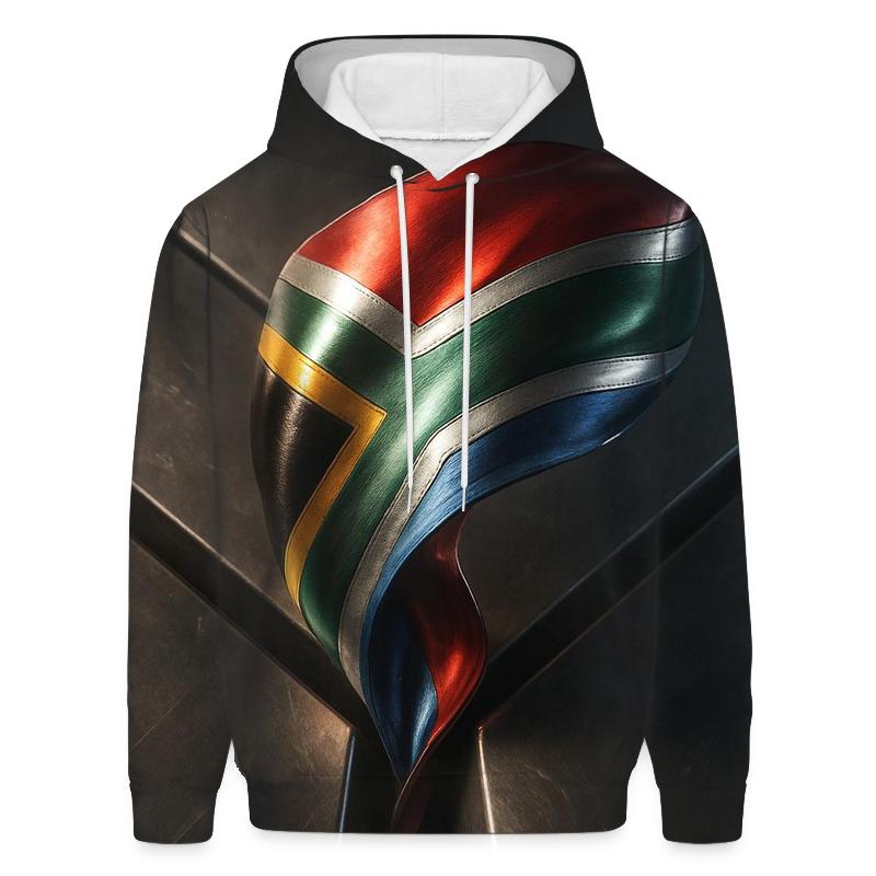 South Africa Metallic Prism Unity Wave lightweight hoodies