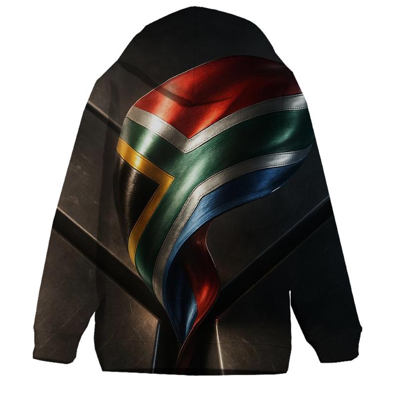 South Africa Metallic Prism Unity Wave lightweight hoodies