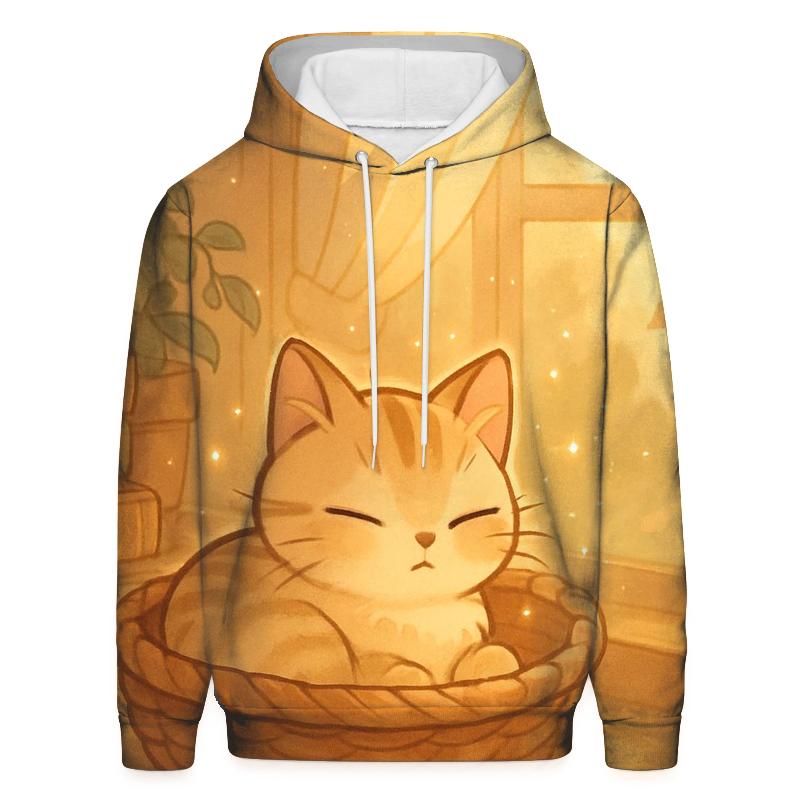Sunbeam Library Basket Kitten zip-up hoodies