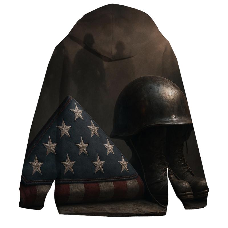 Silent Watch Over The Folded Colors graphic hoodies