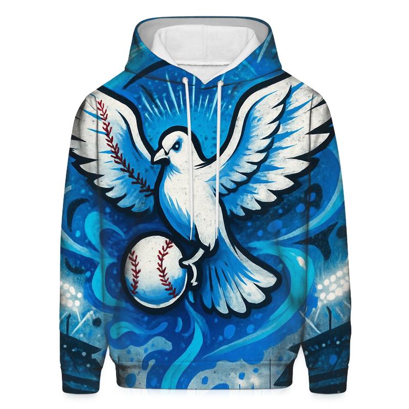 Graffiti Glide Of The Victory Dove printed hoodies